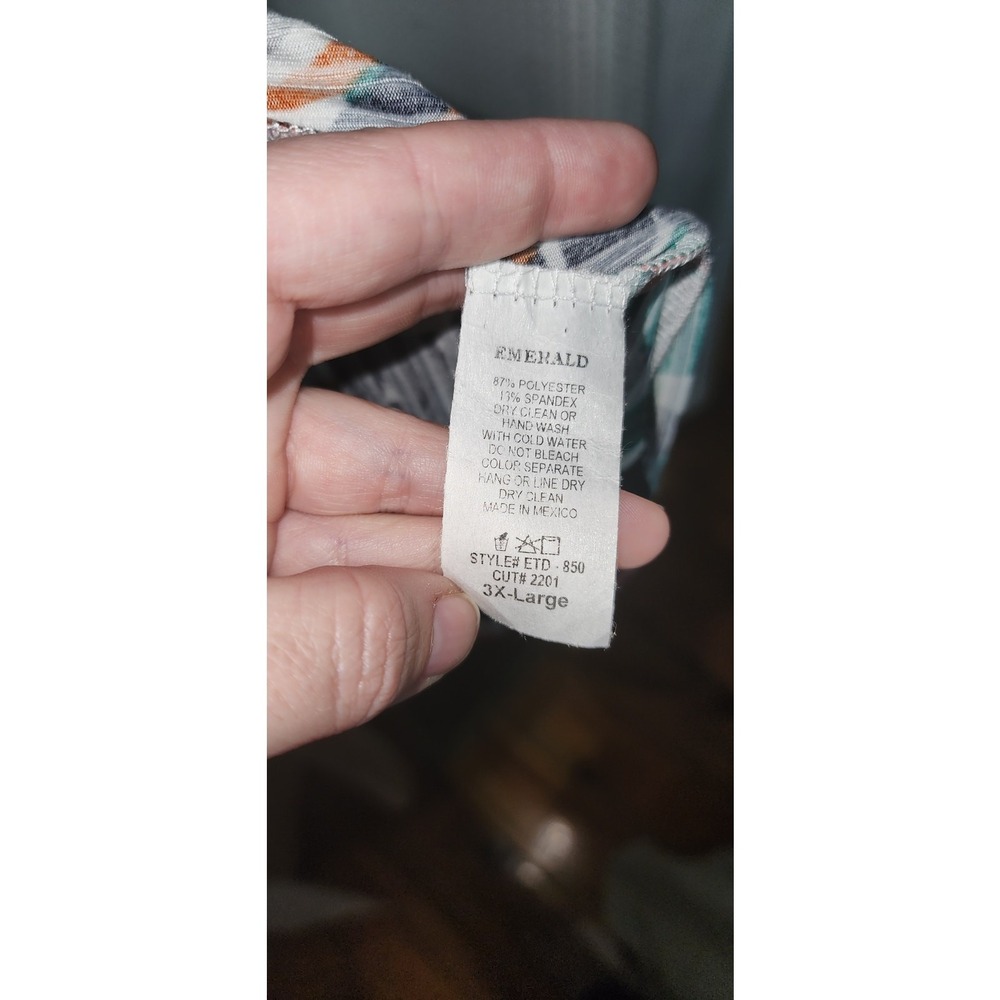 Emerald plus size mini sleeve dress - Picture 7 of 7
